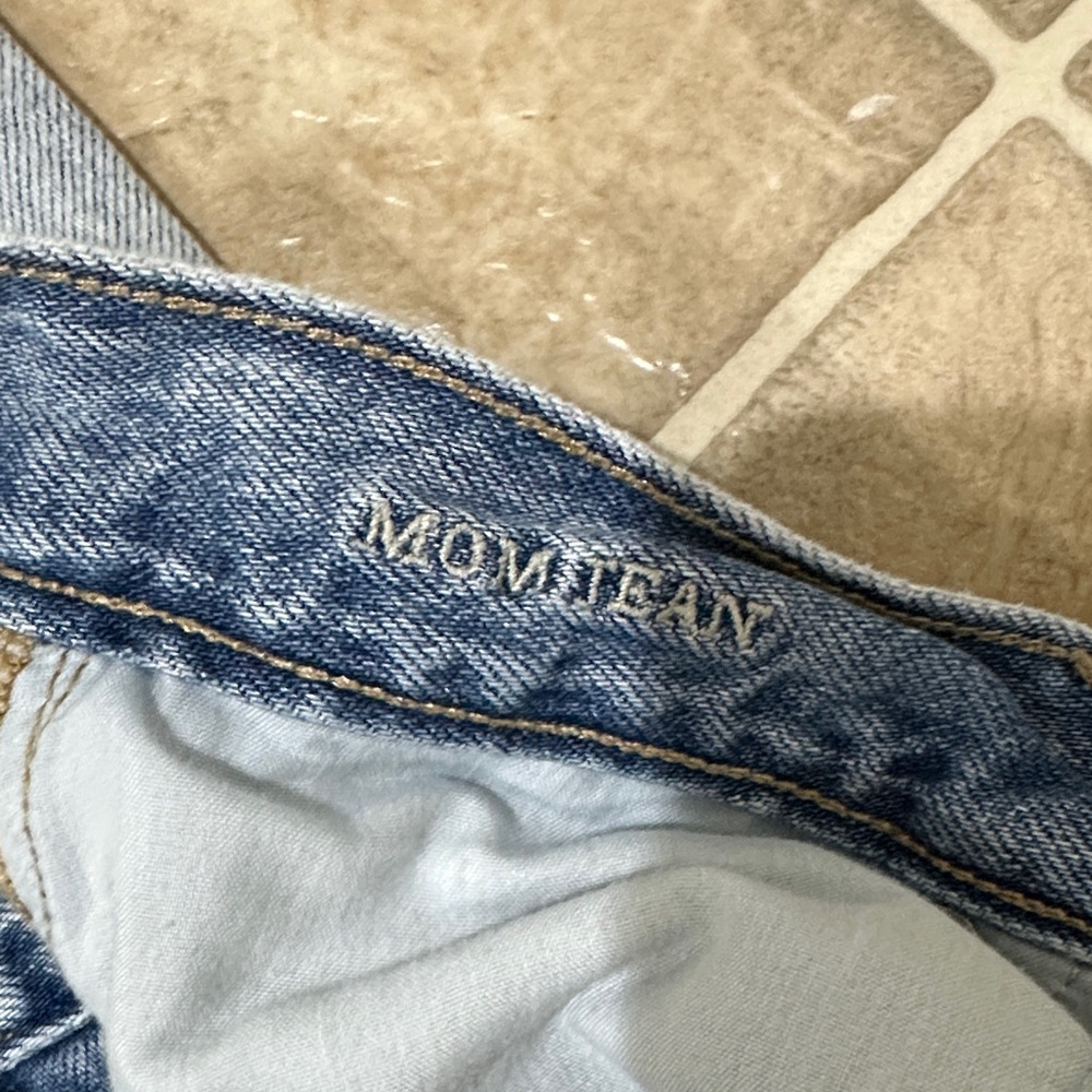 American Eagle Outfitters Light Blue Relaxed Pants - Picture 7 of 8